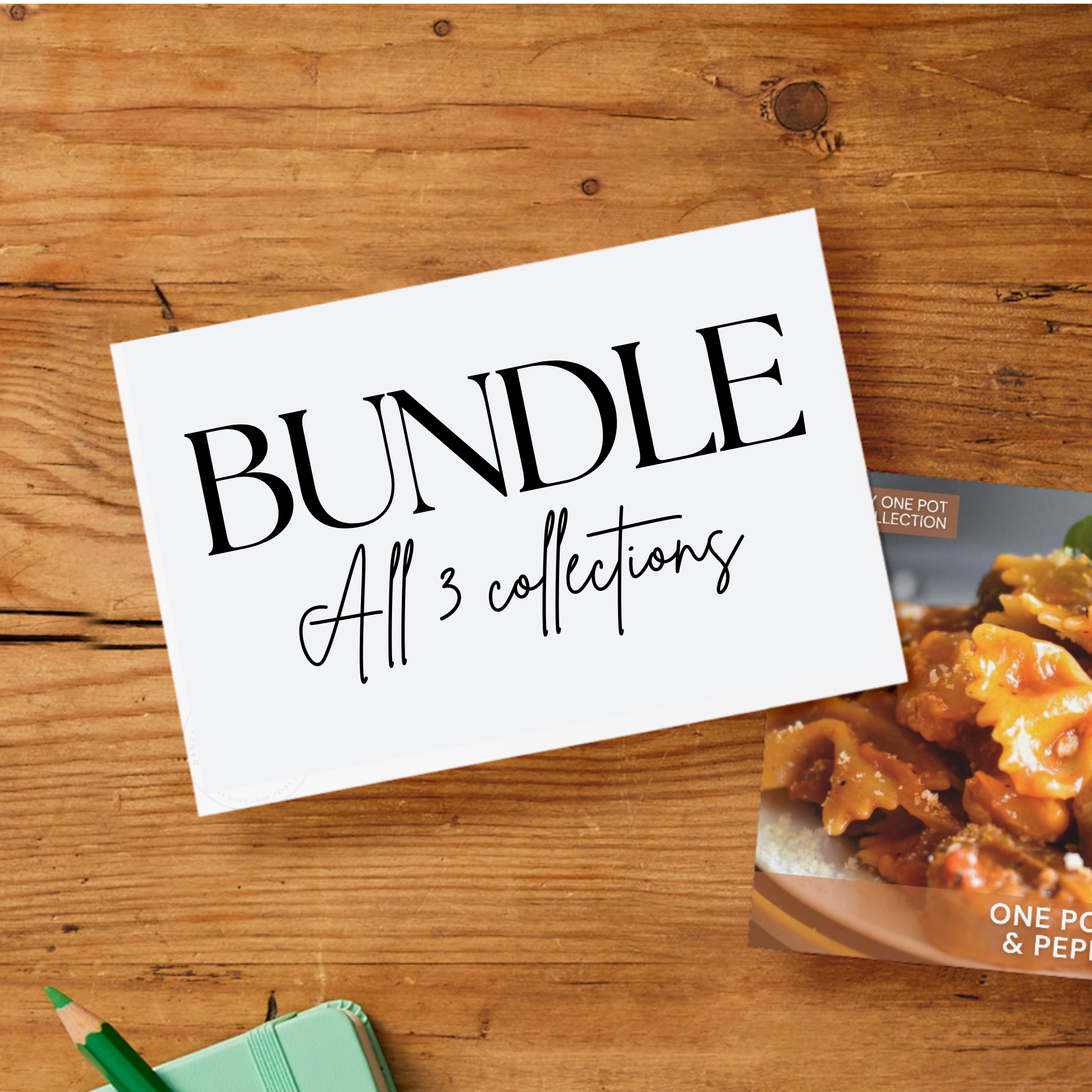 3 Recipe Card Collection Bundle